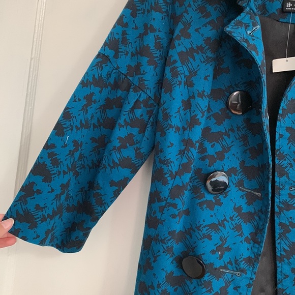 KENSIE- black and blue design “blazer” jacket - Picture 2 of 4